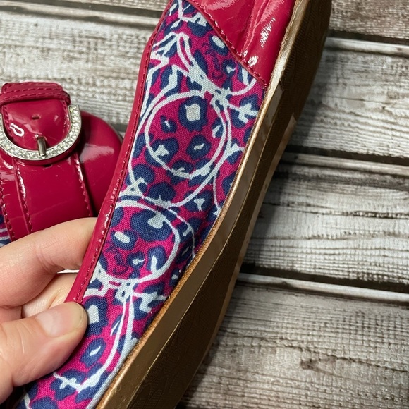 Coach Poppy Leopard/ C Print Flats Size 8 - Picture 8 of 11